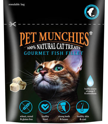 Picture of Pet Munchies Cat Treats Fish - 8 x 10g