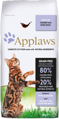 Picture of Applaws Adult Cat Chicken with extra Duck Dry - 2kg