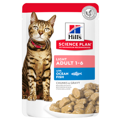 Picture of Hills Adult Feline 1-6 years Ocean Fish Pouches 12 x 85g