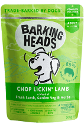 Picture of Barking Heads Chop Lickin Lamb Wet - 10 x 300g