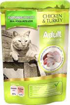 Picture of Natures Menu Cat Chicken/Turkey Pouch - 12 x 100g