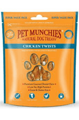 Picture of Pet Munchies Dog Chicken Twists - 3 x 290g