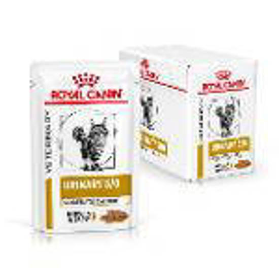 Picture of ROYAL CANIN® Feline Urinary S/O Moderate Calorie Morsels in Gravy Adult Wet Cat Food 12 x 85g (x 4)